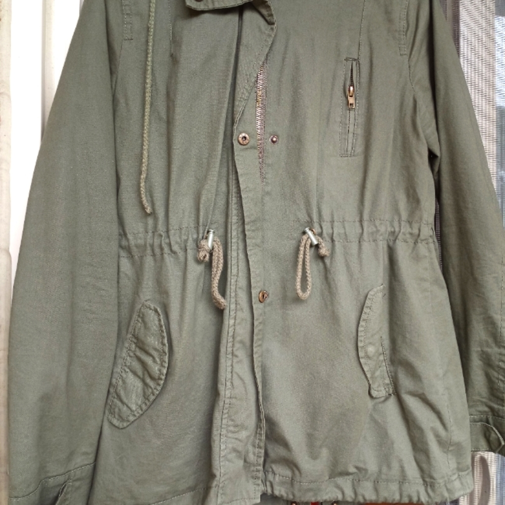 Army green jacket